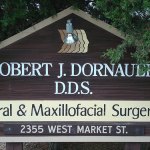 Robert J. Dornauer, DDS, Inc. 2355 West Market St sign