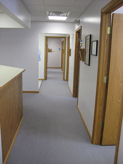 Fremont office hallway